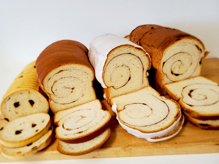 Cinnamon and Raisin Breads