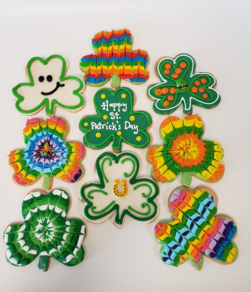 Jumbo Shamrock Cookies